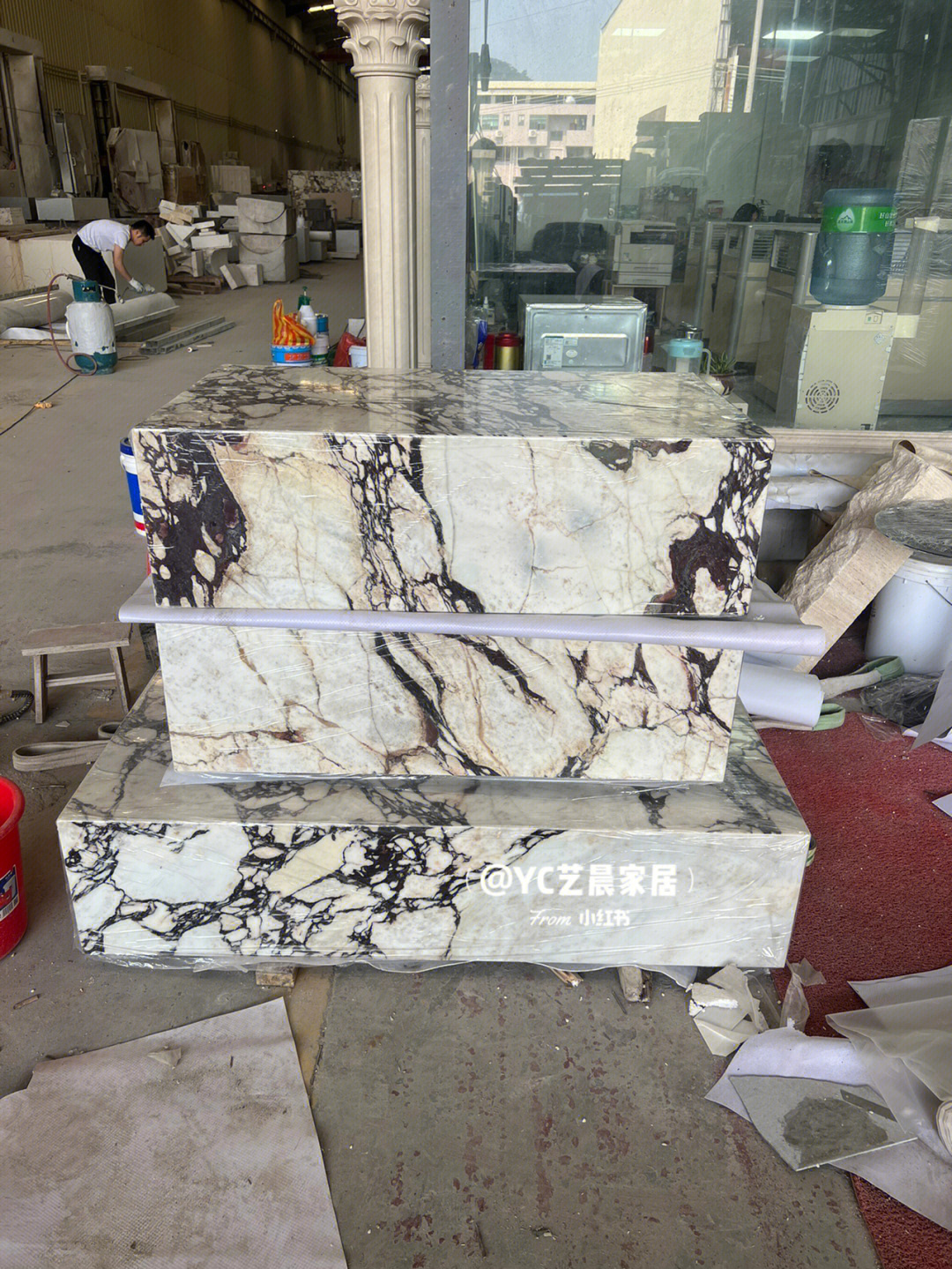 天然大理石鱼肚灰 优质石材加工的艺术与工艺